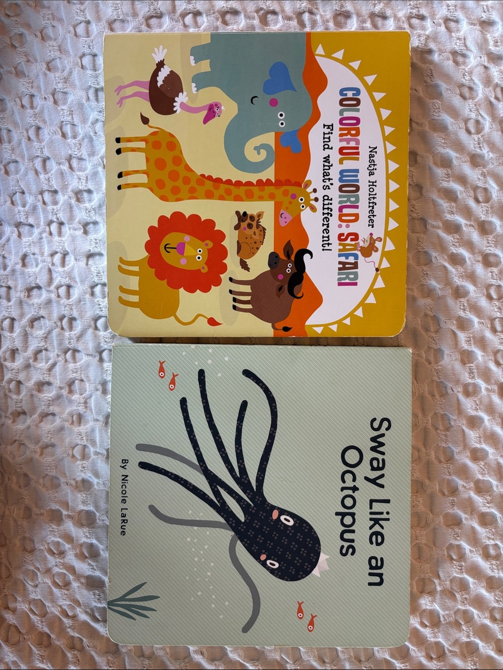 Colorful World Safari & Sway Like an Octopus Board Book bundle